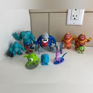 Disney Monsters Inc Figures Set (10)